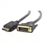 Kabel Gembird DisplayPort - DVI 1m Czarny (CCDPMDVIM1M) Sklep on-line