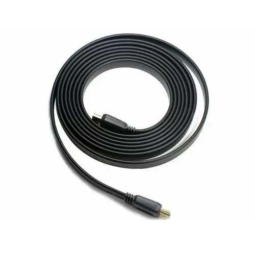 Gembird Kabel HDMI-HDMI v2.0 3D TV High Speed Ethernet 3M płaski (pozłacane końcówki), 1_296557