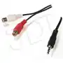 Kabel Gembird Minijack 3.5 - RCA (Cinch) x2 0.2m Czarny (CCA406) Sklep on-line