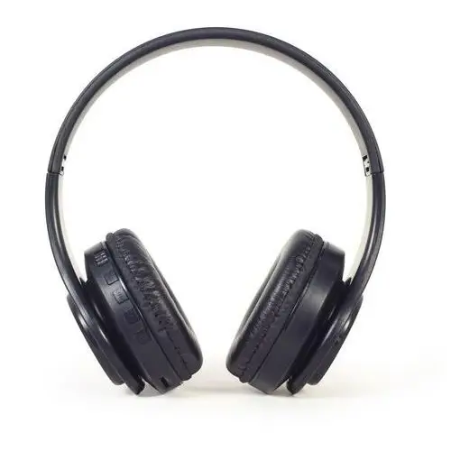 Słuchawki stereofoniczne bluetooth z efektem świetlnym led czarne Gembird