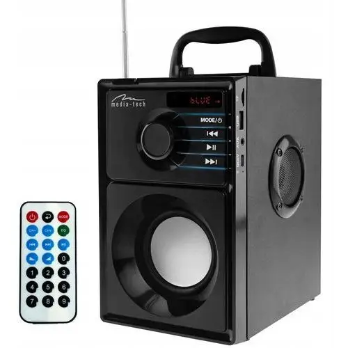 Głośnik Bezprzewodowy Bluetooth 5.1+ Edr Boombox 600W Pmpo Fm MP3 pilot