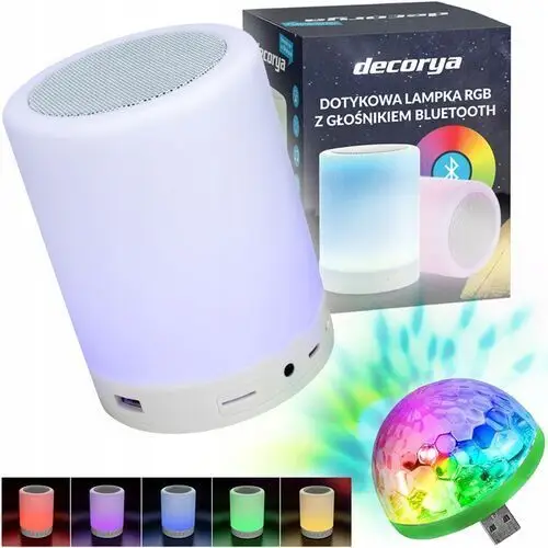 Głośnik Bluetooth Lampka Led Do Pokoju Dziecka Kula Disco Led Projektor