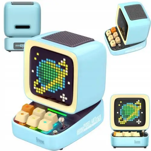 Głośnik bluetooth pixel art Rgb retro Divoom Ditoo