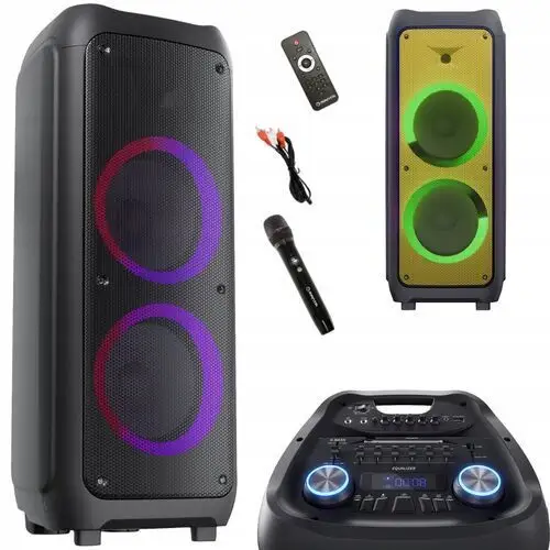 Głośnik Bluetooth Przenośny Karaoke Power Audio Manta Krios 350W 12"