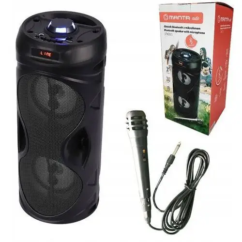 Głośnik Przenośny Karaoke Bluetooth Mikrofon Manta