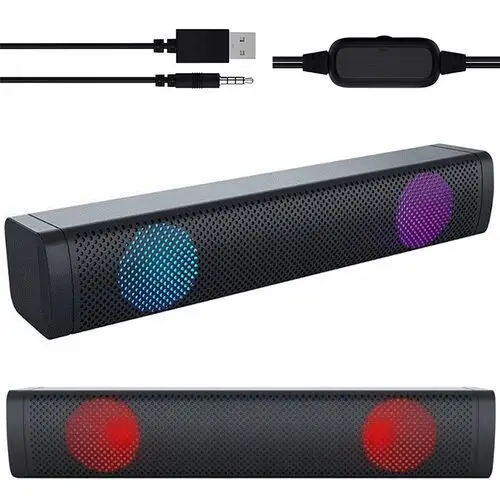 Głośnik Soundbar Komputerowy Laptop Pc Led Rgb S10