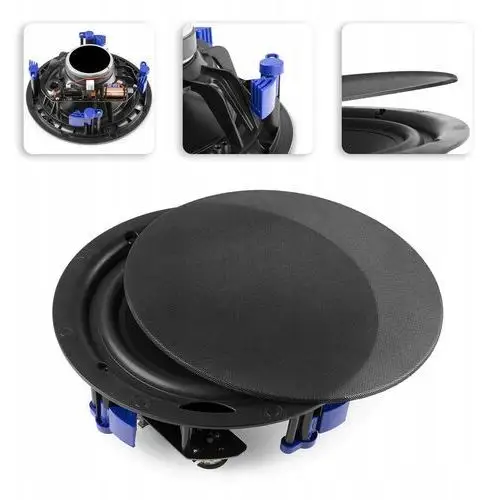 Głośnik sufitowy 1szt czarny 8" 8Ohm Pd