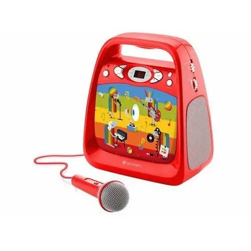 GOGEN Głośnik Karaoke DECKOKARAOKER Czerwony