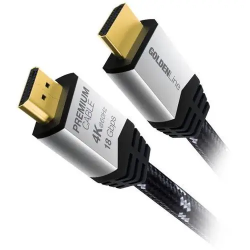 Kabel HDMI - HDMI GOLDEN LINE Premium CW-PH-1109-25 2.5 m, CW-PH-1109-25/2.0B