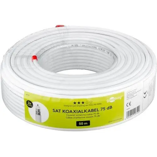 49759 kabel koncentryczny 50 m Biały 2