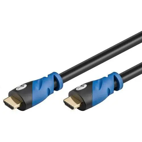 Kabel HDMI Goobay 72316, [1x złącze męskie HDMI - 1x złącze męskie HDMI], 1 m, czarny