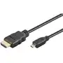 Kabel HDMI - micro HDMI 2.0 4K@60Hz Goobay czarny 1m Sklep on-line