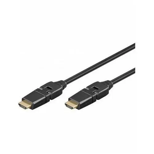 Goobay Kabel hdmi obrotowy czarny 2m