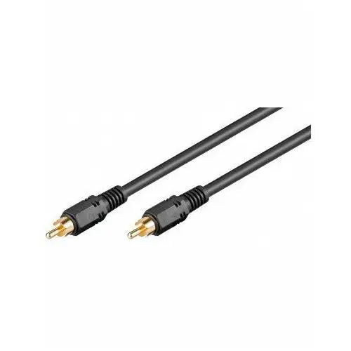 Koncentryczny, cyfrowy kabel łączący audio, cinch S/PDIF, podwójnie ekranowany - Długość kabla 2 m