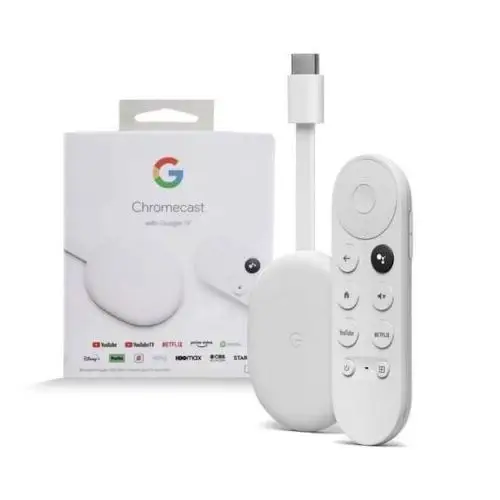 Google Chromecast 4 4K Tv Wi-Fi Pilot Smart Tv