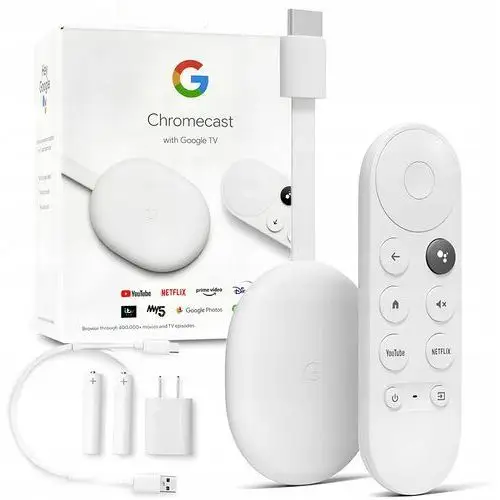 Google Chromecast 4 smart Tv Wybieranie Głosowe