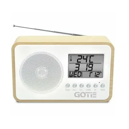 Gotie Radiobudzik gra-110b biały