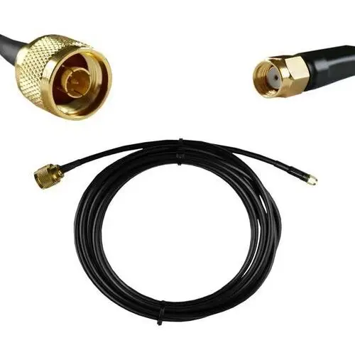 Gotowy 15m konektor antenowy RP-SMAm Nm kabel
