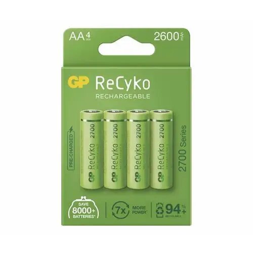 Gp battery Gp recyko+ new r6/aa 2700 series eb4