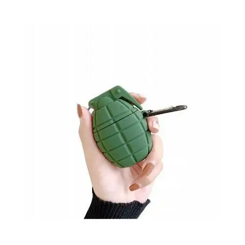 Greenzone Etui na słuchawki airpods 1/2 - granat bomba - zielony