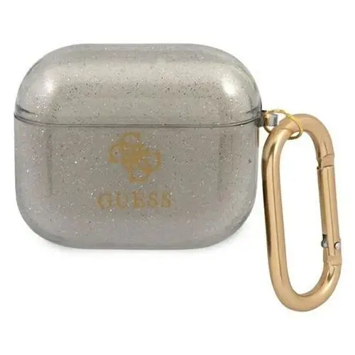 Guess 4G Glitter - Etui Airpods 3 (czarny),4