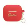Guess Silicone Charm Heart Collectiondo do AirPods 3 Czerwony Sklep on-line