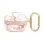 Guess Marble Strap Collection do AirPods 3 Różowo-biały Sklep on-line