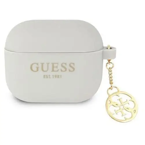 Guess airpods 3 cover szary silicone charm 4g