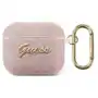 Gua3sasmp airpods 3 cover różowy/pink saffiano script metal collection Guess Sklep on-line