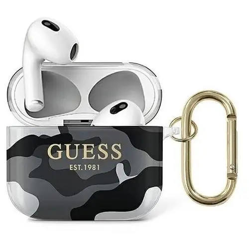 Guess GUA3UCAMG AirPods 3 cover czarny/black Camo Collection