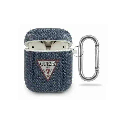 Guess GUACA2TPUJULDB Etui Jeans Collection AirPods (granatowy)