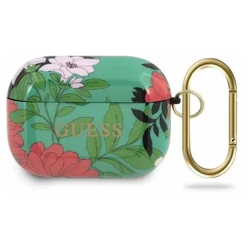 Guess guacaptpubkfl01 etui flower collection airpods pro (zielony)