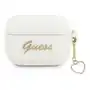 Guess guaplschsh airpods pro cover biały/white silicone charm heart collection Sklep on-line