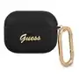 Guapsasmk airpods pro cover czarny/black saffiano script metal collection Guess Sklep on-line