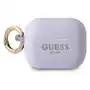 Guess guapsggeu airpods pro cover purpurowy/purple silicone glitter Sklep on-line