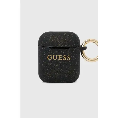 Guess Silicone Case etui do AirPods (czarne)