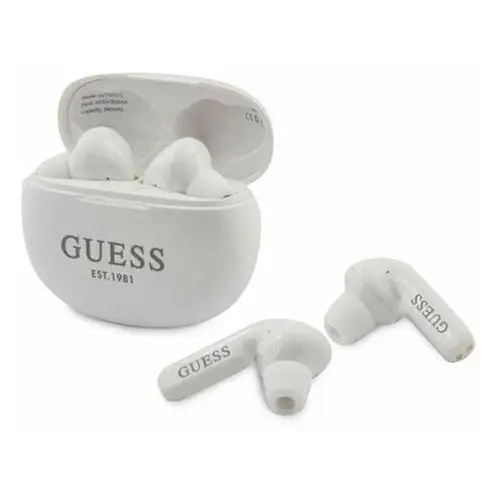 Guess słuchawki Bluetooth GUTWS1CWH TWS + stacja dokująca biały/white / GUTWS1CWH