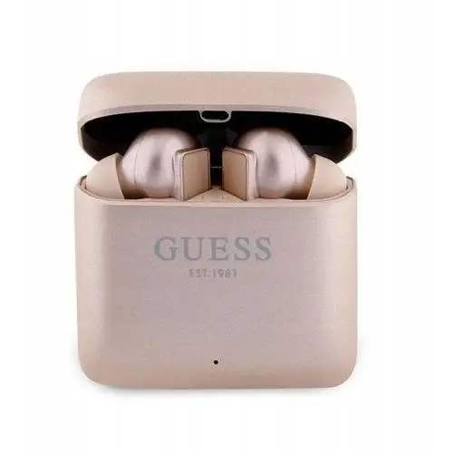 Guess słuchawki Bluetooth GUTWSSU20ALEGP Tws stacja dokująca różowo złoty