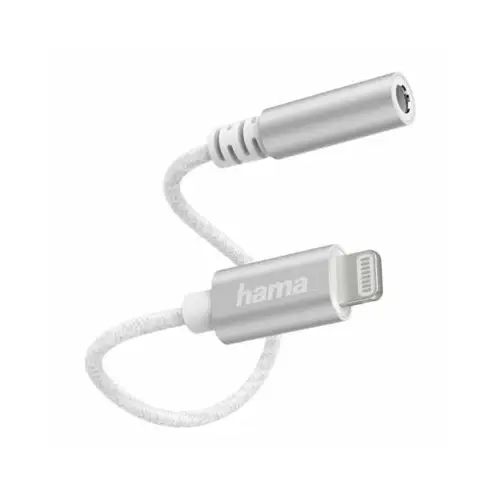187210 adapter lightning - mini jack 3.5mm Hama