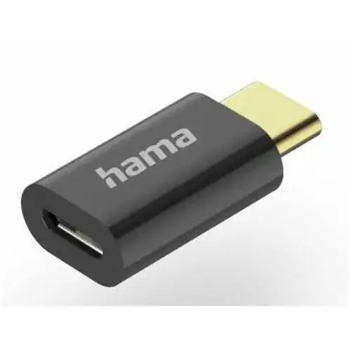 HAMA Adapter micro USB – USB-C czarny