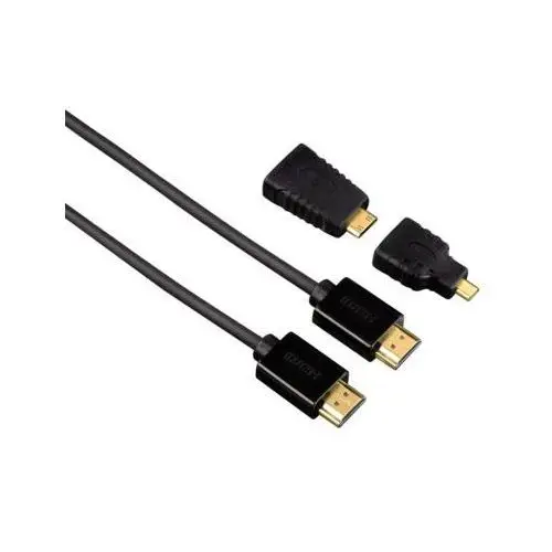 Kabel Hama HDMI 1,5M + 2 ADAPTERY HDMI 0000)