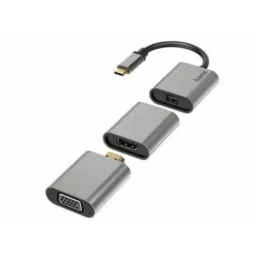 HAMA USB-C - Mini DisplayPort + HDMI + VGA