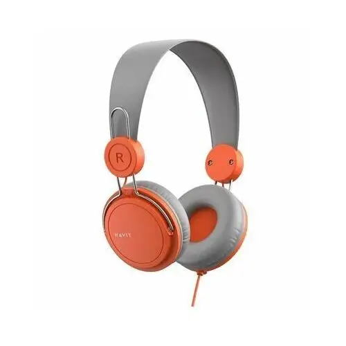 Słuchawki nauszne HAVIT HV-H2198D Szaro-pomarańczowy