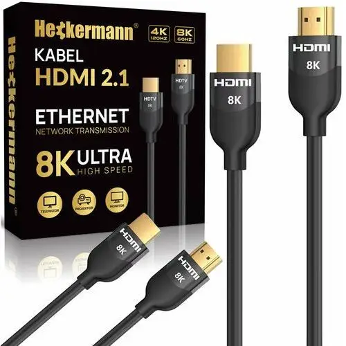 Kabel HDMI-HDMI 3m Heckermann VH1124 4K 120Hz