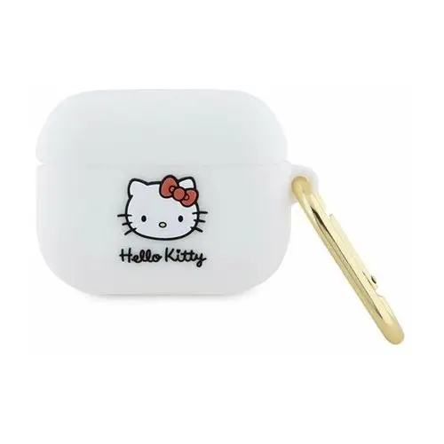 Hello Kitty Silicone 3D Kitty Head - Etui AirPods Pro (biały)
