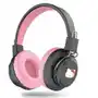 Hello Kitty słuchawki nauszne Bluetooth HKBH9KHLMP różowe/pink Metal Logo Sklep on-line