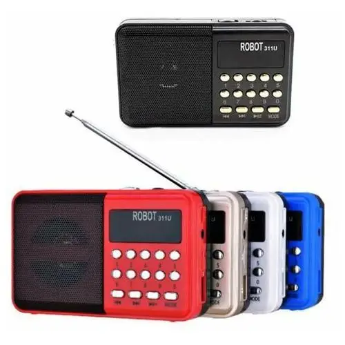 Hurtnet Radio mini radio małe kieszonkowe fm usb sd bateria xj5097