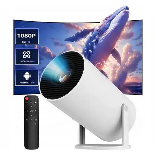 HY300 Mini Projektor 4K Android 11 WIFI6 BT5.0 Kino Domowe Projektor