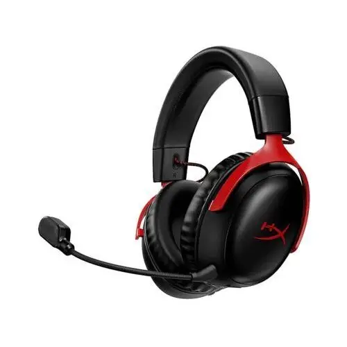 Hyperx cloud iii wireless - czarno-czerwony