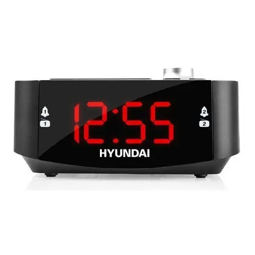 Radio z budzikiem Hyundai RAC 201 PLL BR Czarny